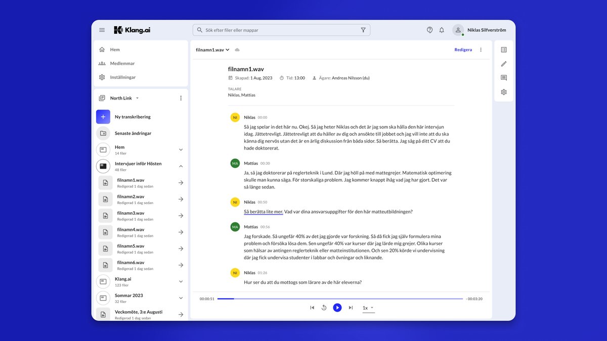 Update in Klang - Meeting Integrations and Summaries!