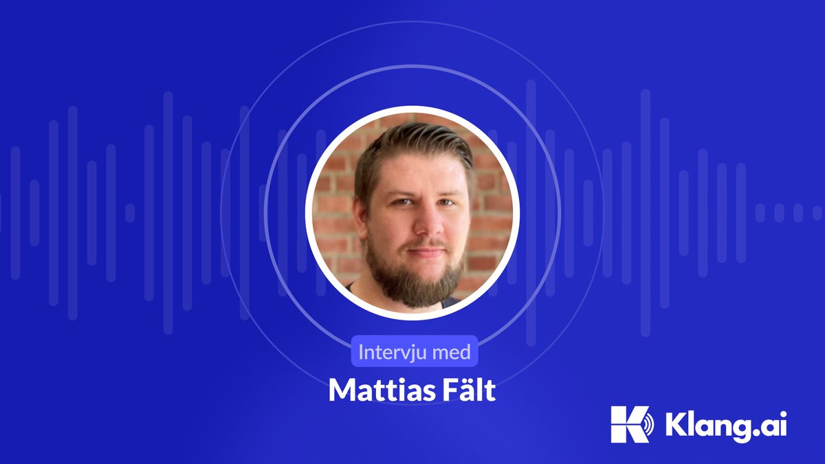 An Interview with Mattias - The Mathematician Behind Klang.ai